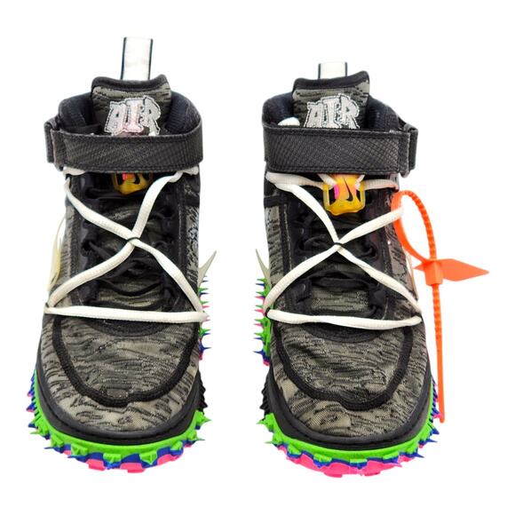 Nike x Off-White Air Force 1 Mid SP Graffiti DO6290-001 EU 40 US 7 - preowned - Picture 3 of 7